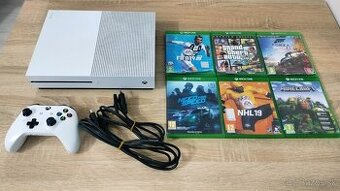 Xbox One S 1TB + 6 originálnych hier