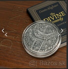 Strieborná minca 5 Oz Purgatorio - Dante Alighieri - 2021 - 1