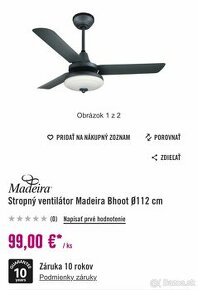 Stropný ventilátor