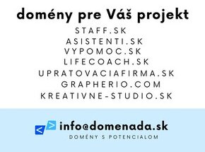 Predám TOP domény - rôzne kategórie