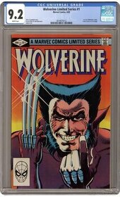 Komiks Wolverine, cislo #1, CGC 9.2, rok vydania 1982