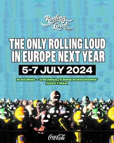 Predám 3  lístky na Rolling Loud vo Viedni