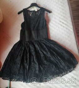 Čierne spoločenské šaty - 1