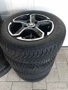 Hlinikove disky + zimne penumatiky Fulda 195/65 R15 91T