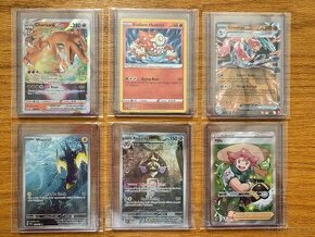 Pokemón MEGA balík 6x VSTAR/EX/IR/FA kariet s Charizard - 1