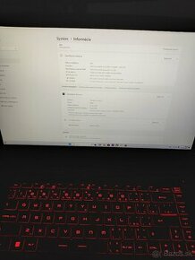 Predám Herný Notebook MSI THIN GF63 12VE-254CZ ČIERNY - 1