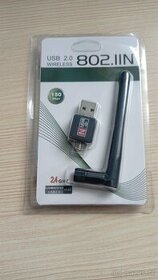 USB 2.0 Wifi 4 adaptér 150mbps 802.IIN 2.4 GHz