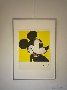 Andy Warhol "Mickey " Limitovaná edícia_Číslované_Certifikát