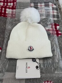 Dámska biela čiapka Moncler