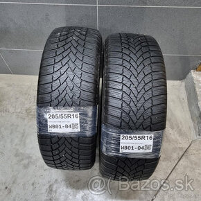 Zimné pneumatiky 205/55 R16 BRIDGESTONE DOT3421