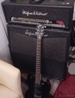 Reprobox + Hlava Hughes and kettner + Gitara + efekt