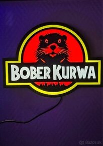 Lightbox / LED box Bober kurwa (podsvietený obrázok)