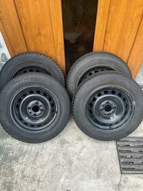 Zimné pneu s plechovými diskami