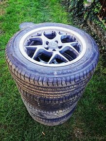 Elektróny 5x100+pneumatiky 205/55 R16 - 1