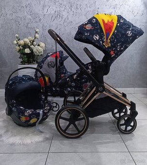 RARITNÁ TROJKOMBINÁCIA CYBEX ROSEGOLD ANNA K SPACE ROCKET