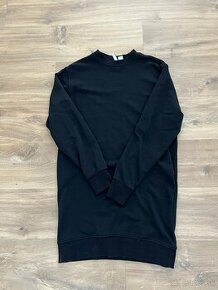 Čierne šaty z teplákoviny H&M