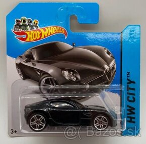 Hot Wheels Alfa Romeo 8C čierna