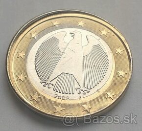 Chyborazba - 1 euro UNC Nemecko 2000 F - 1