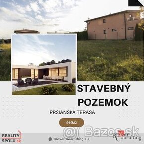 Na predaj slnečný stavebný pozemok na Pršianskej Terase