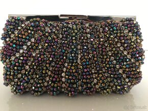 Lk Bennett clutch multicolor embroidered