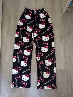 Hello kitty čierne tepláky - 1