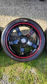 Alu disky dvojroztec RSW RACING GTR 18" + Sava 235/40 R18 - 1