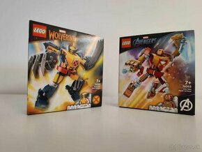 LEGO Marvel 76202 + 76203 - Wolverine + Iron Man