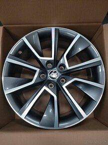 18" originál sada alu ŠKODA + zimné 225/45 18. - 1