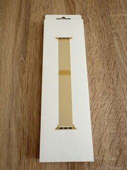 Apple Watch 41 mm Zlatý milánsky ťah