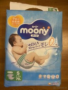 Japonske plienky Moony Air Fit S (1-3 balenia)