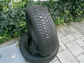 Predám 2x celoročné s vločkou pneu Nexen 215/65 R16 98HXL - 1