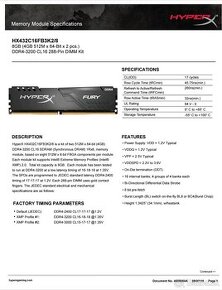 Kingston 8GB (2x4GB) DDR4