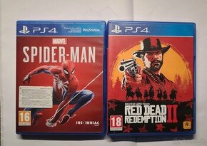 Red dead redemption 2 + Spiderman ps4