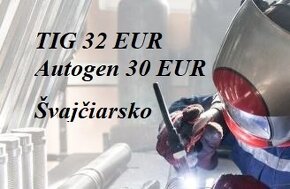 TIG 141,  Autogen - Švajčiarsko 32 EUR/hod.