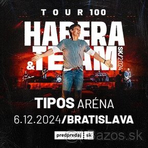 Predám dve vstupenky na koncert Paľa Haberu.