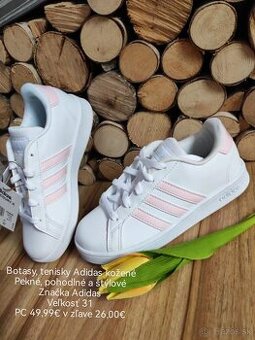 Kožené botasy Adidas nové 31