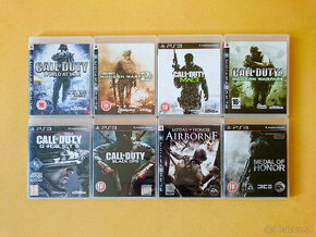 PS3 Hry - CALL OF DUTY, MEDAL OF HONOR