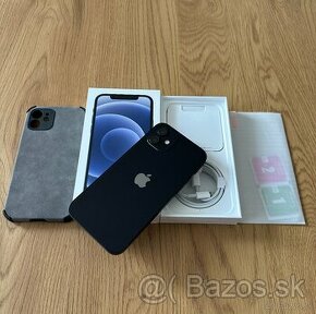 iPhone 12 64 gb Black - komplet príslušenstvo, záruka