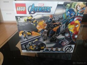 Lego Avengers Truck Take down