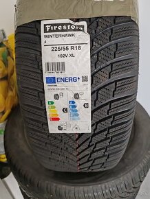 4x Zimné pneu Firestone Winterhawk 4 225/55 R18 - 90Eur/kus