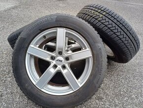 5x112 R17 ALU DISKY 215/65 R17 ZIMNÉ PNEU VW,ŠKODA,AUDI,SEAT