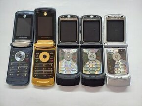 Motorola RAZR V3i STEELGRAY + RAZR2 V8 RAZR V3 E4 Dotyková