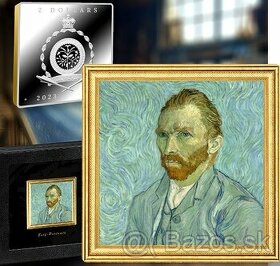 investičné striebro - mince - Vincent van Gogh - autoportrét