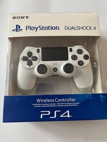 Sony Dualshock 4 V2 bielý - PS4 ovládač