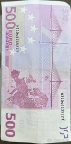 Predám 500 eurovú bankovku - 1