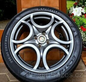 alu R17 4x100, orig. Alfa Romeo MITO, pneu 215/45 - 1