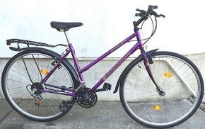 Cestný trekingový bicykel 19 Hi-Ten rám, 28 kolesá