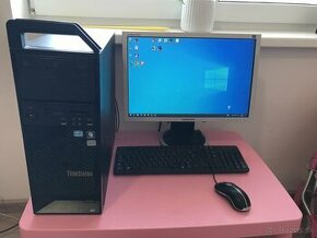 TOP výkonná zostava Lenovo ThinkStation S30, +mon Samsung