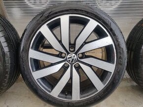 R18 VW Marseille 5x112 Alu disky + letné pneu 225/45 R18