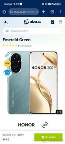 Honor 200,256 GB zelený